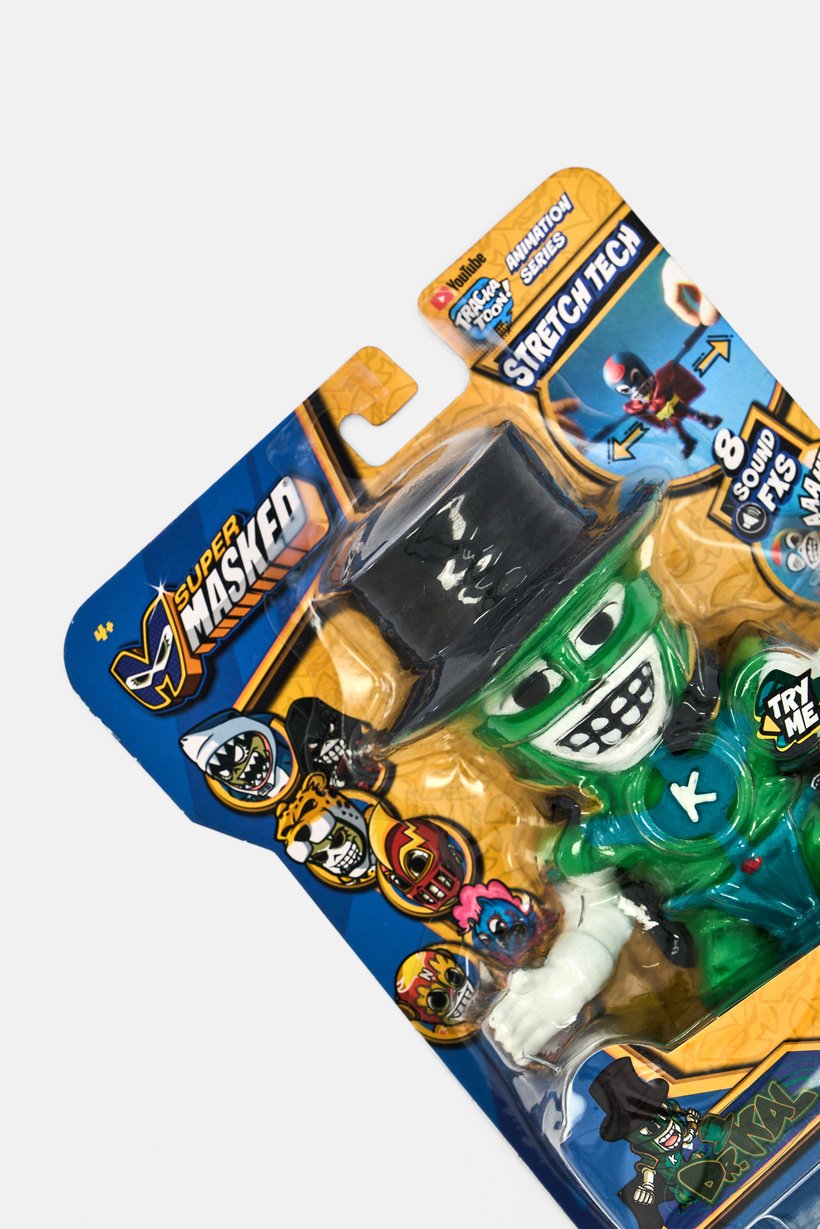 Super Masked Dr Kal Stretch Tech Figure, Multicolor